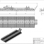 Понтонная платформа - паром, грузоподъемностью 45 тонн., Сочи