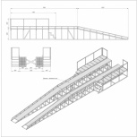 Эстакада автомобильная металлическая для осмотра и ремонта, Сочи